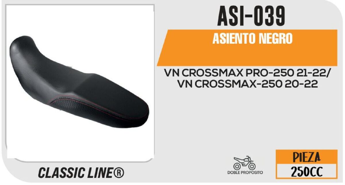 ASIENTO NEGRO