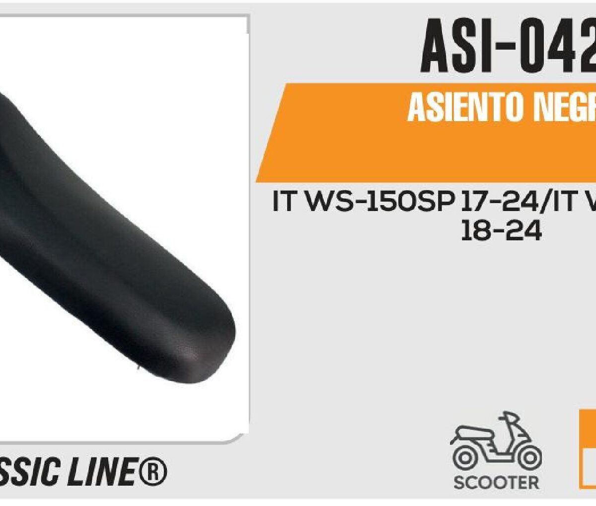 ASIENTO NEGRO