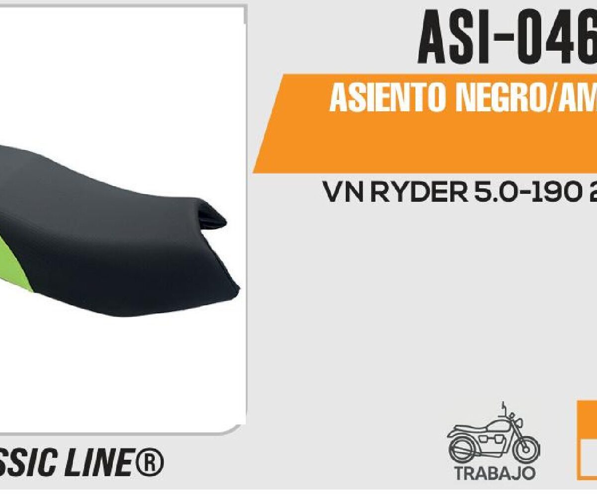 ASIENTO NEGRO/VERDE