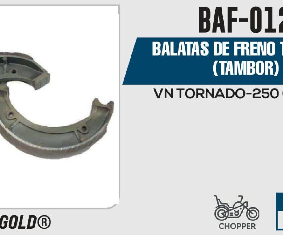BALATAS DE FRENO TRASERO TAMBOR