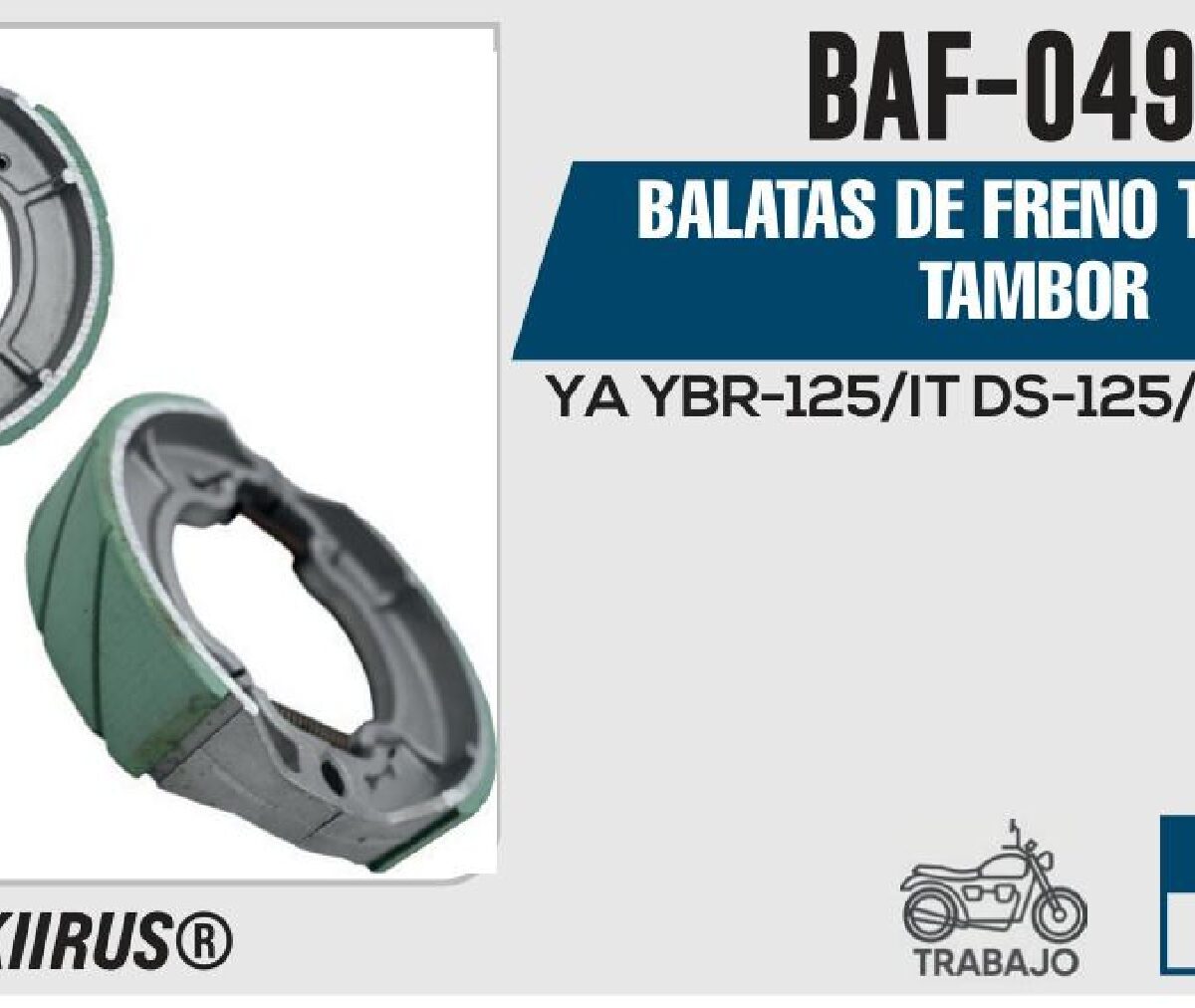 BALATAS DE FRENO TRASERO TAMBOR