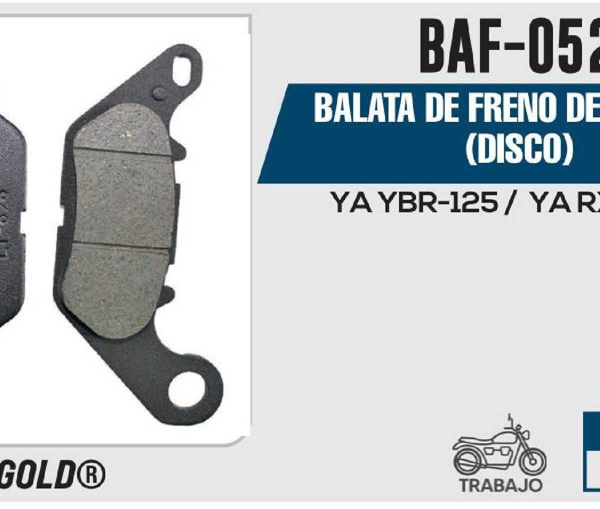 BALATAS DE FRENO DELANTERO DISCO