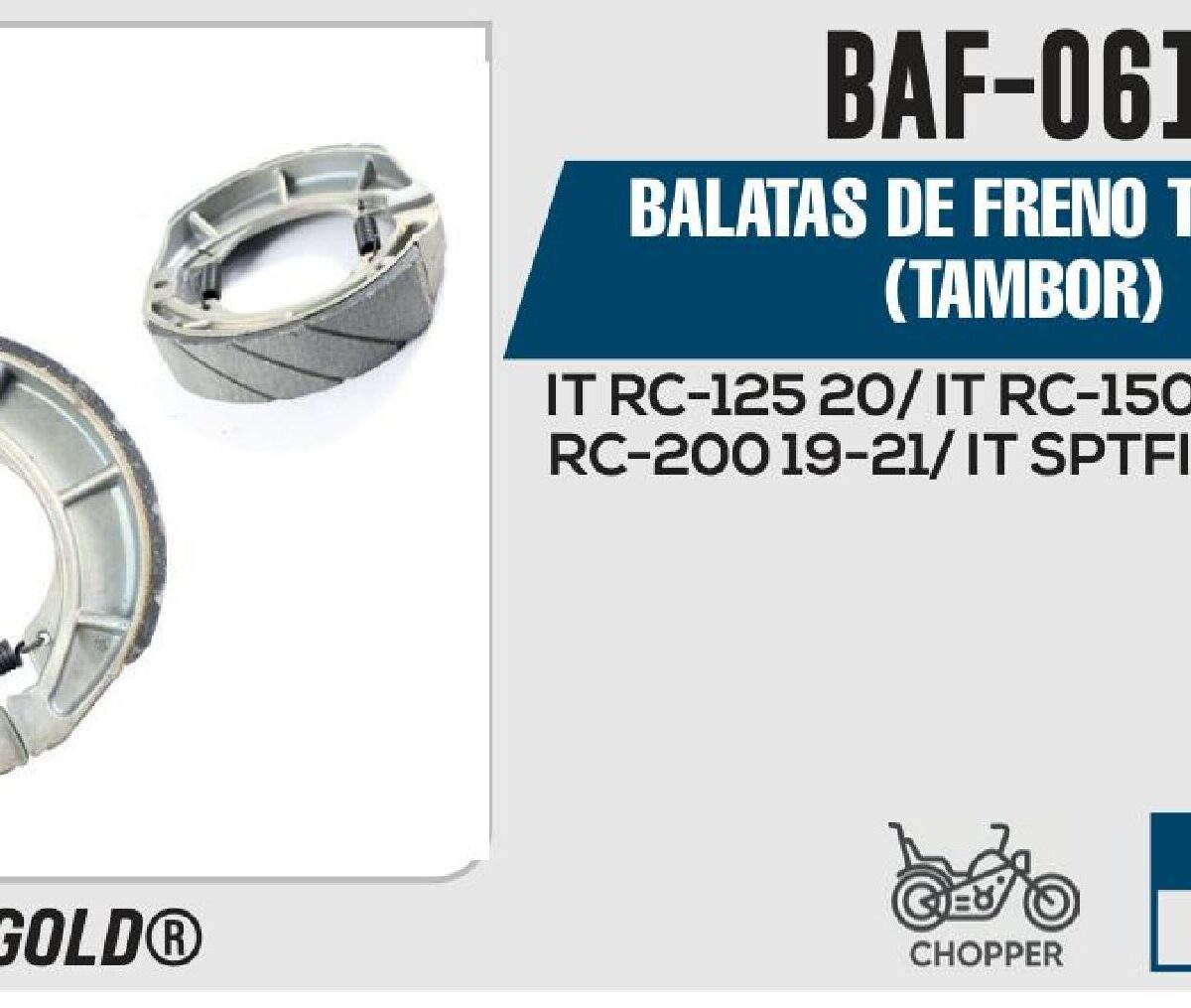 BALATAS DE FRENO TRASERO (TAMBOR)