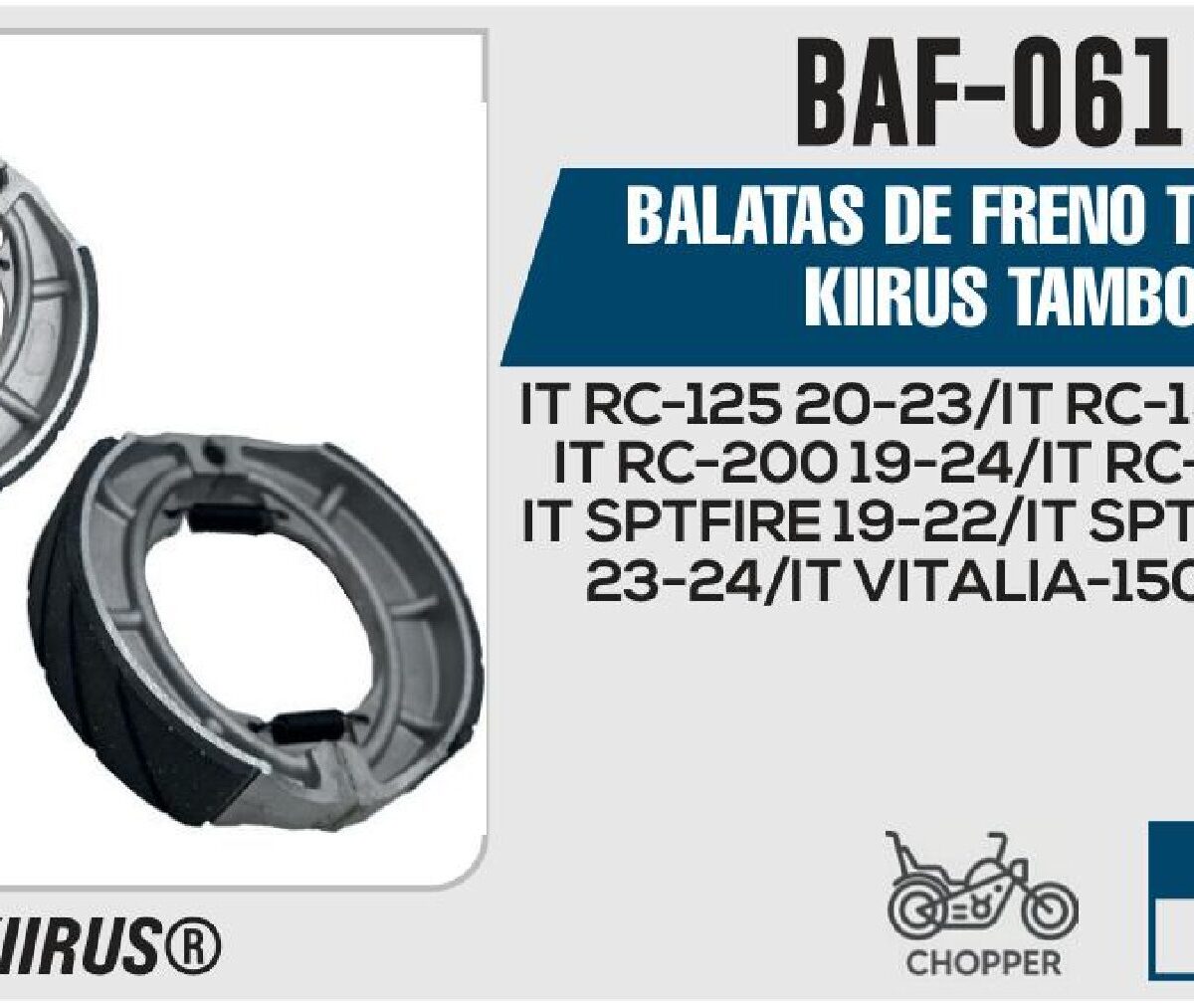 BALATAS DE FRENO TRASERO TAMBOR