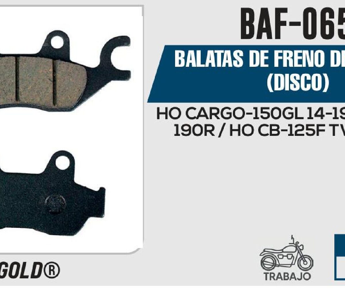 BALATAS DE FRENO DELANTERO (DISCO)