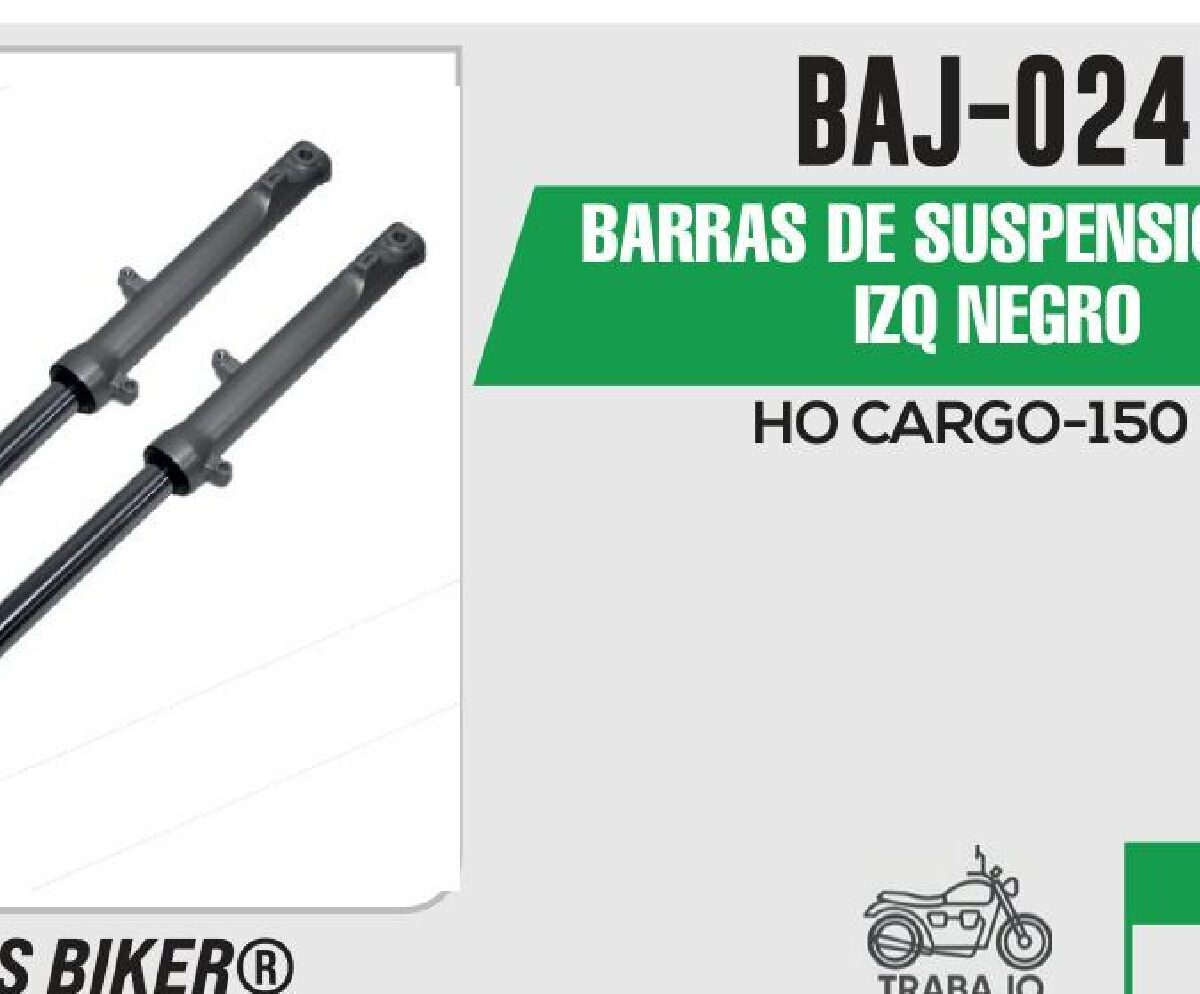 BARRAS DE SUSPENSIÓN DER / IZQ NEGRO