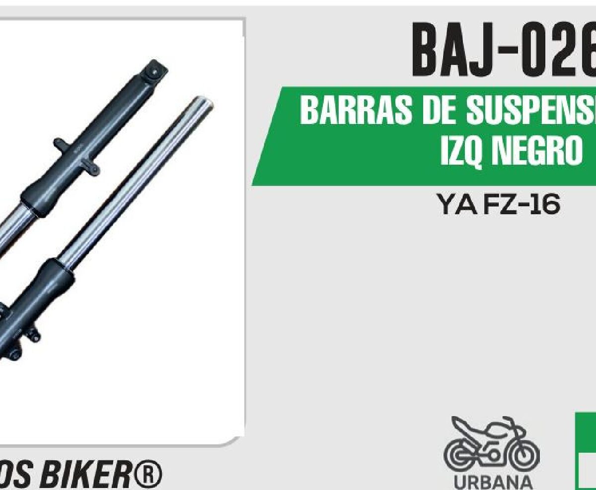 BARRAS DE SUSPENSIÓN DER / IZQ NEGRO