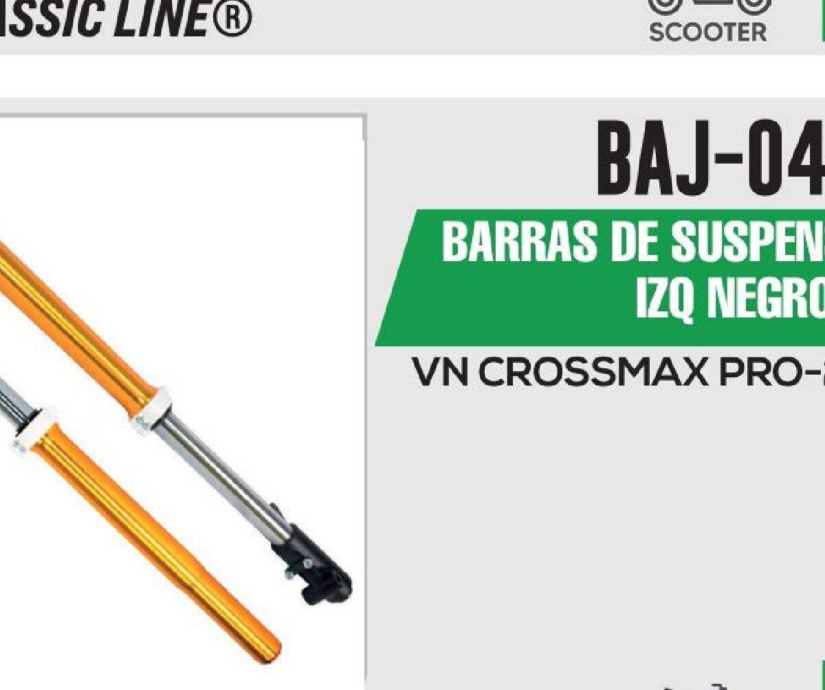 BARRAS DE SUSPENSION DER / IZQ NEGRO