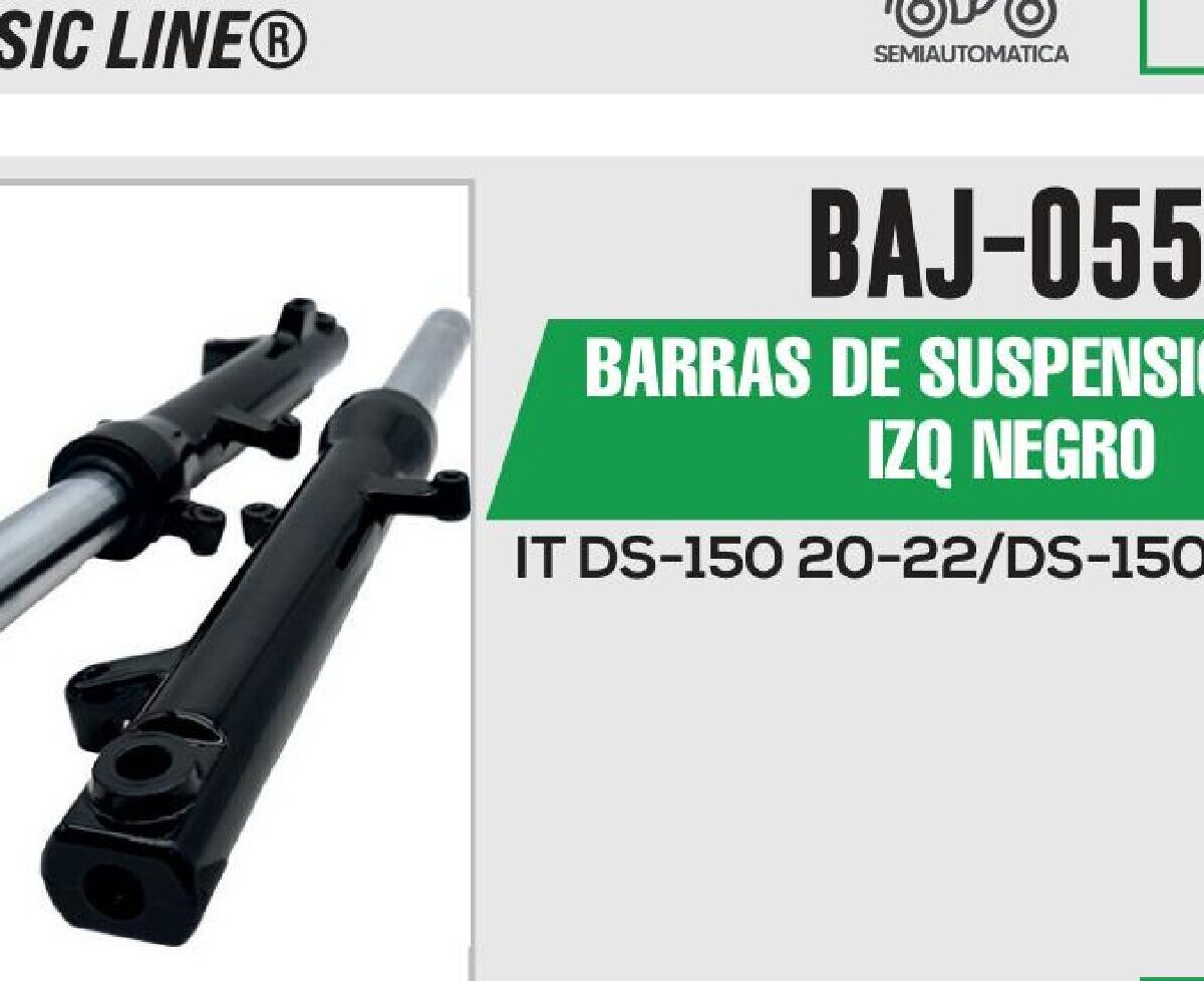 BARRAS DE SUSPENSIÓN DER / IZQ NEGRO