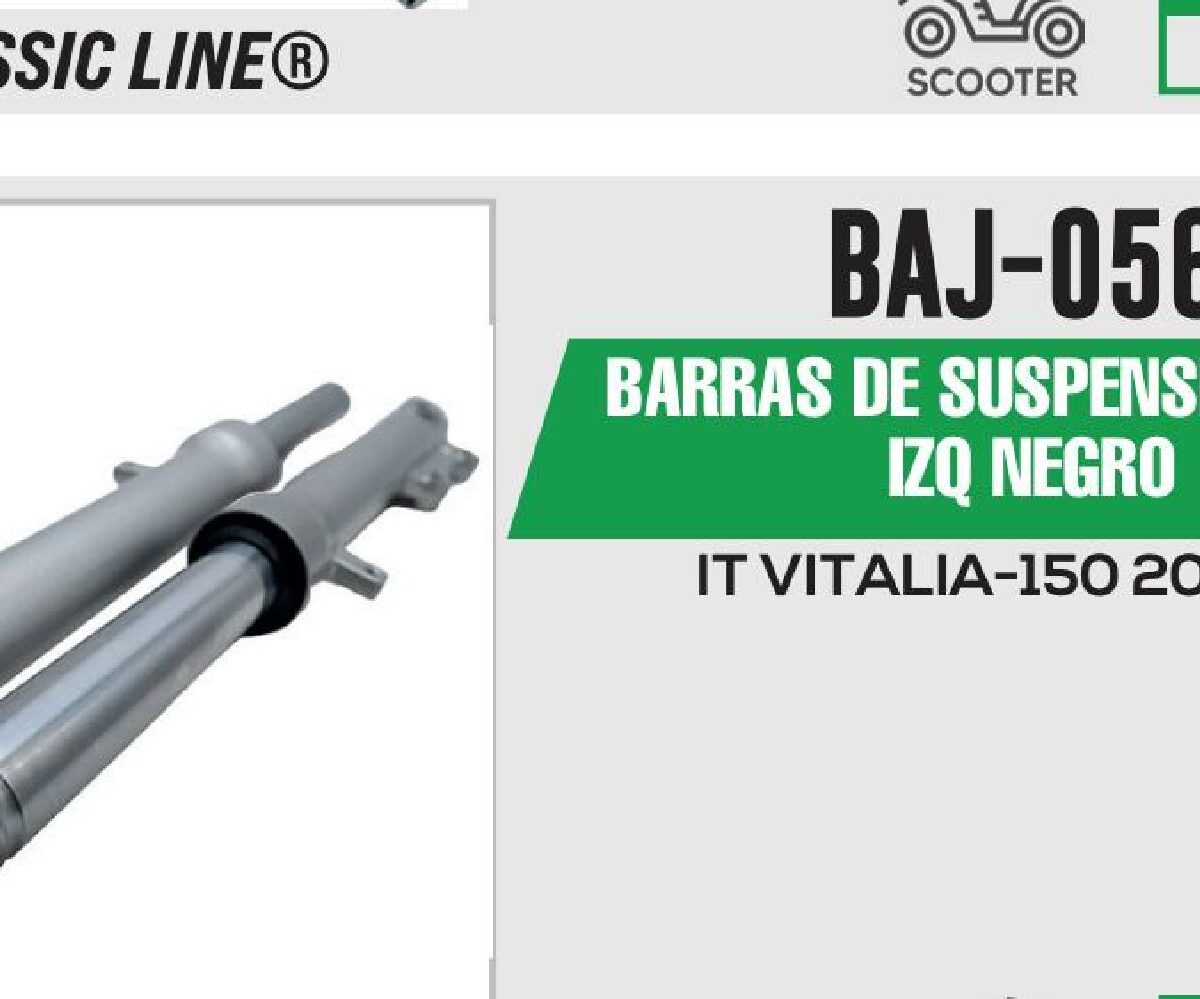 BARRAS DE SUSPENSIÓN DER / IZQ NEGRO