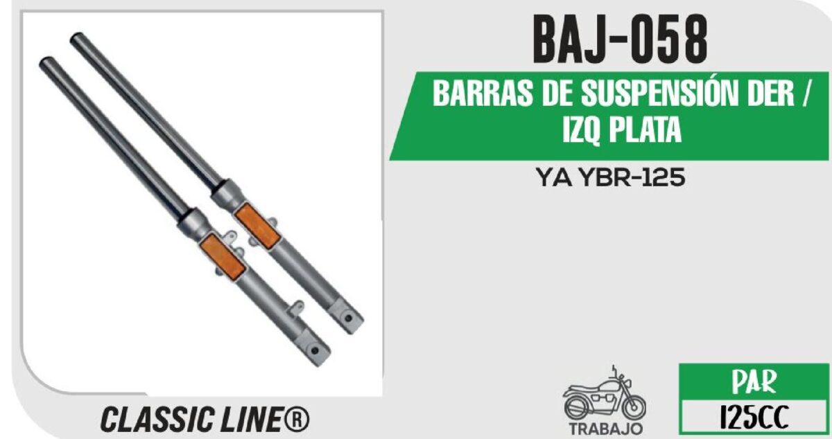 BARRAS DE SUSPENSIÓN DER / IZQ