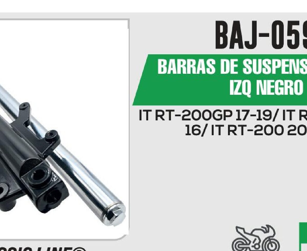 BARRAS DE SUSPENSIÓN DER / IZQ