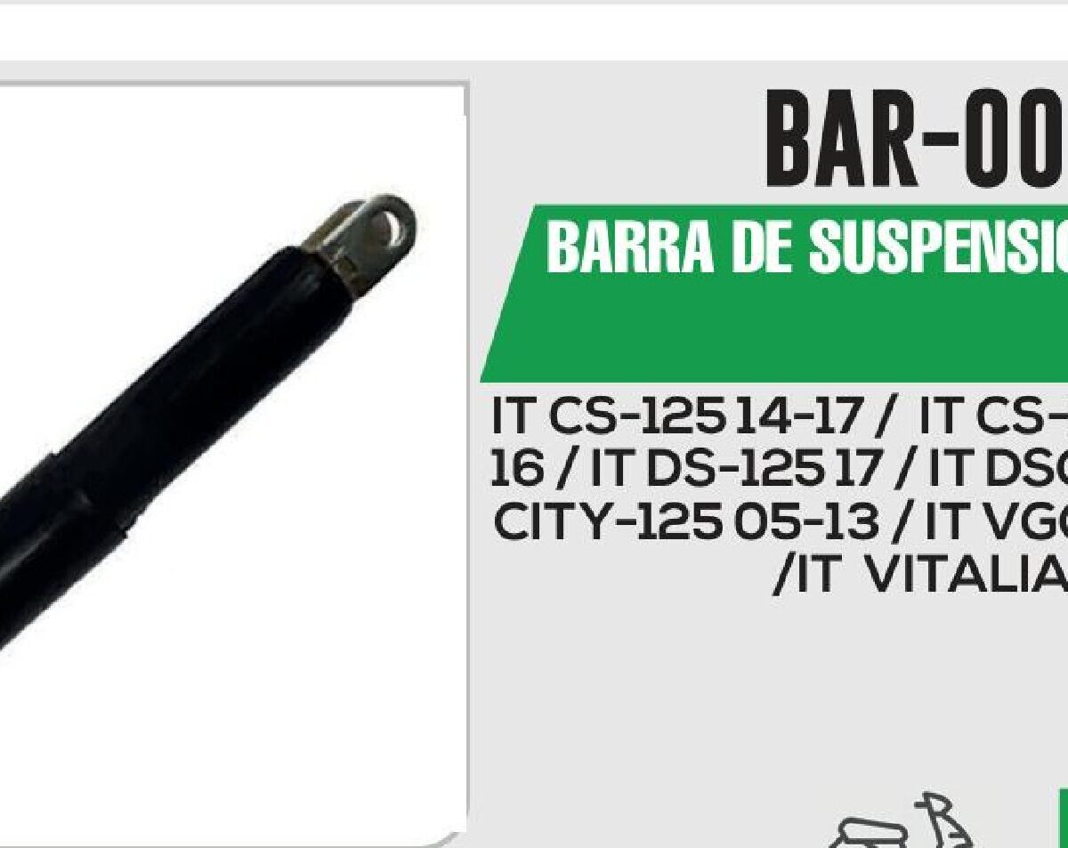 BARRAS DE SUSPENSION DER/IZQ GRIS