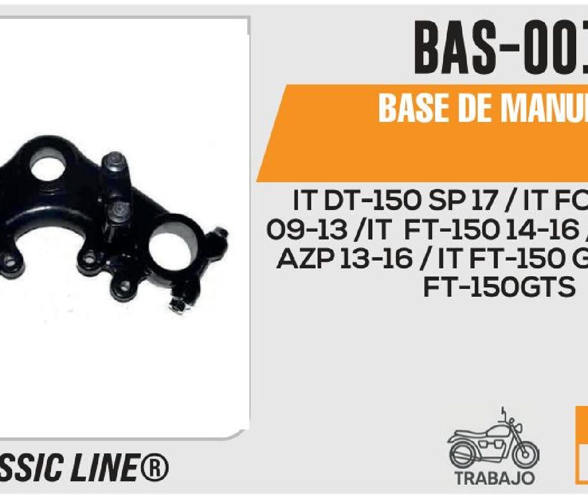 BASE DE MANUBRIO