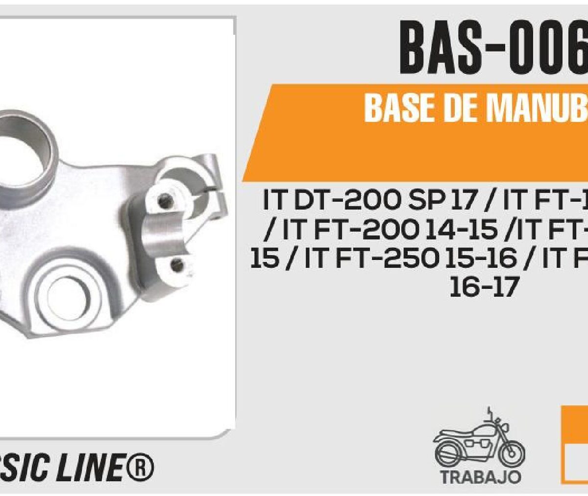 BASE DE MANUBRIO