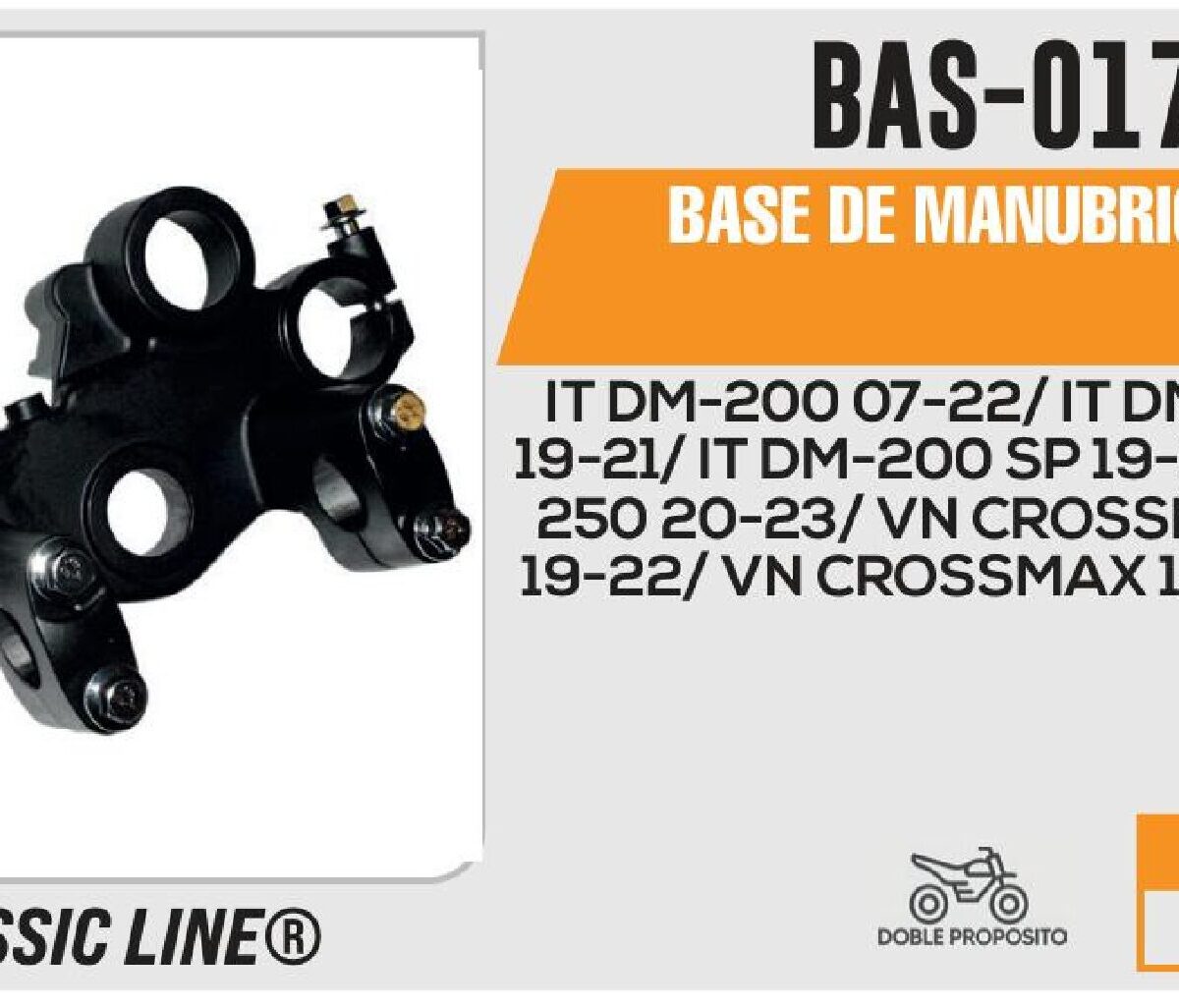 BASE DE MANUBRIO GIRS