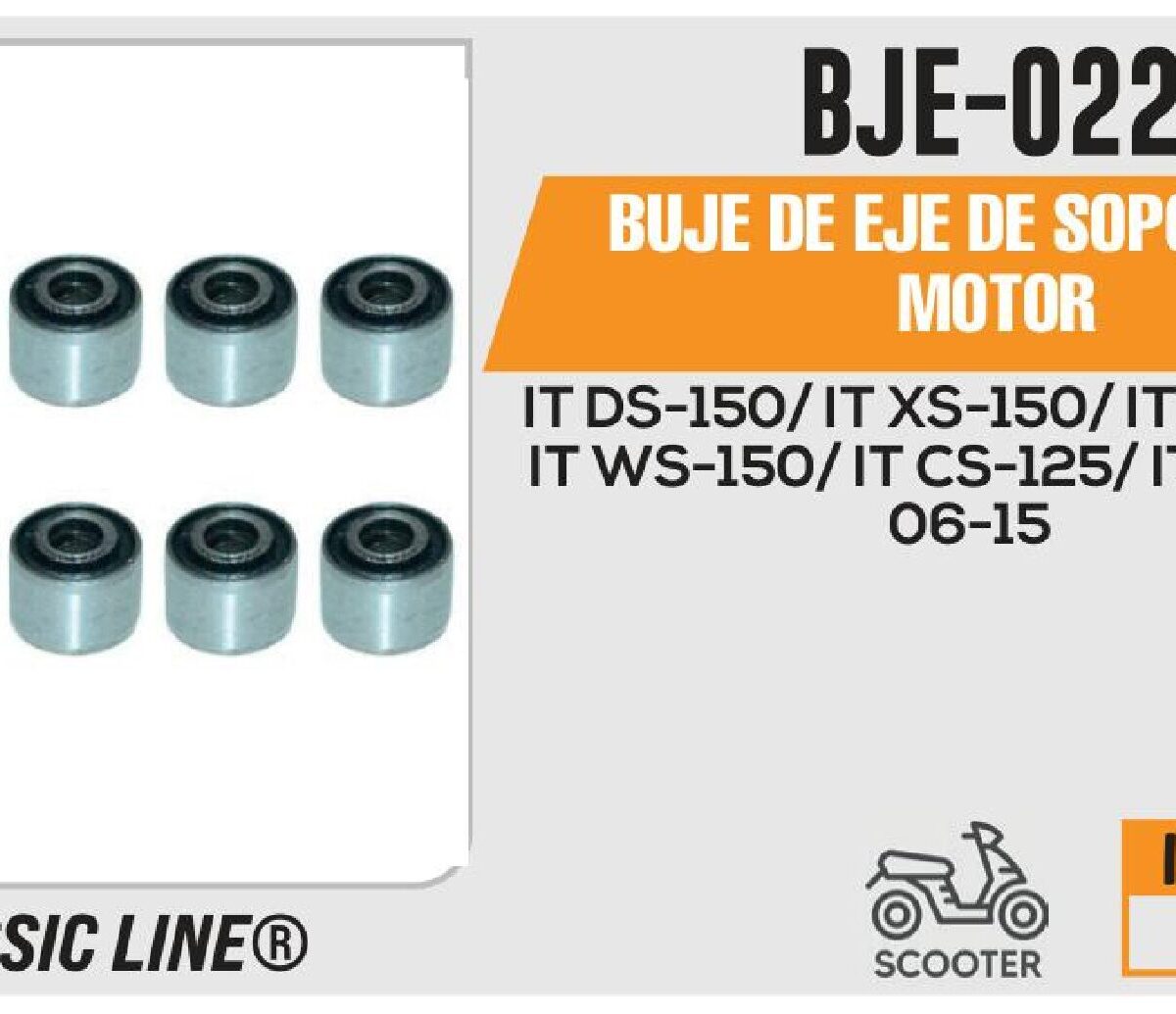 BUJE DE EJE DE SOPORTE DE MOTOR