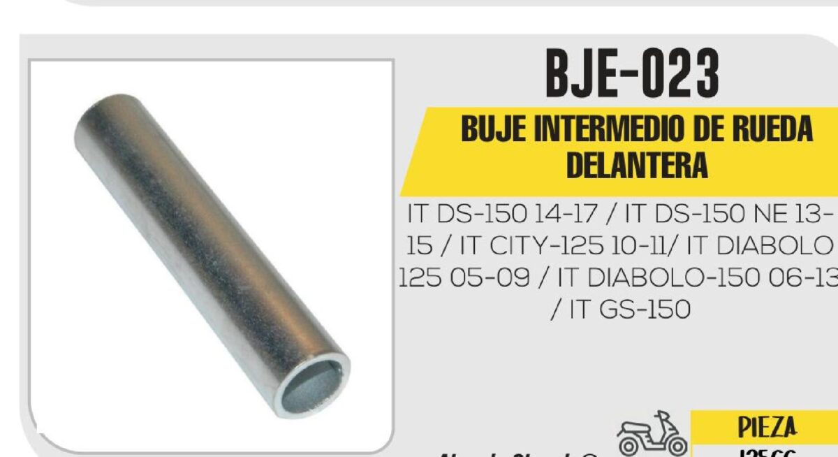 BUJE INTERMEDIO DE RUEDA DELANTERA