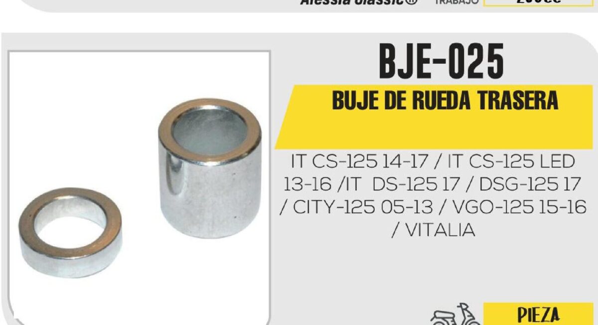 BUJE DE RUEDA TRASERA