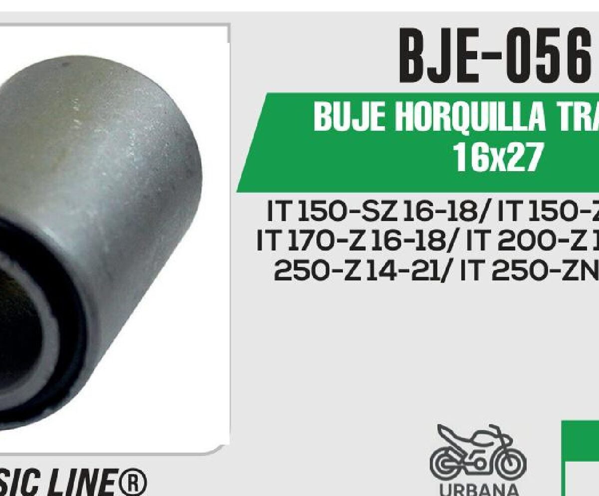 BUJE HORQUILLA TRASERA 16 x 27