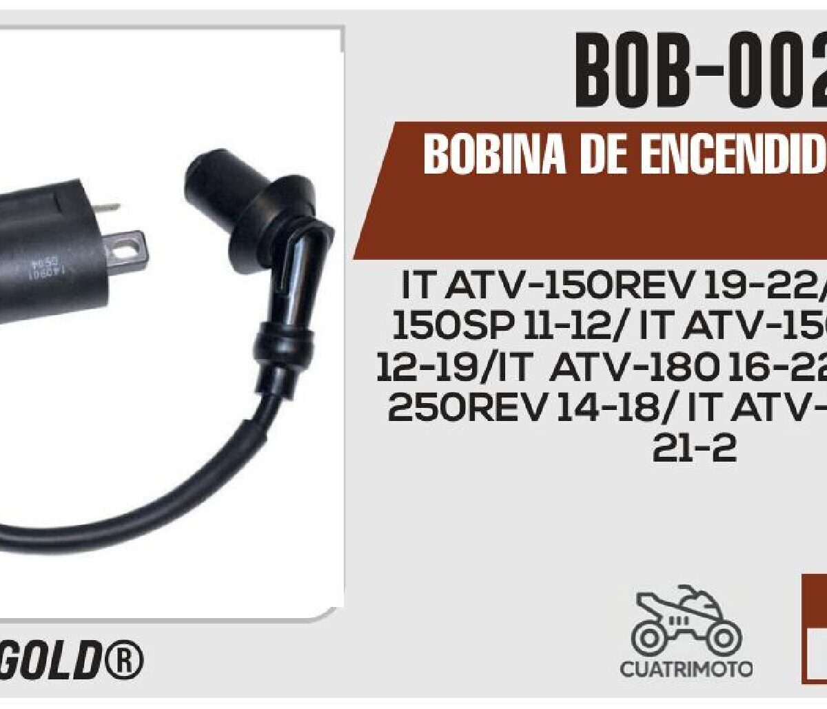 BOBINA DE ENCENDIDO 12Vcc