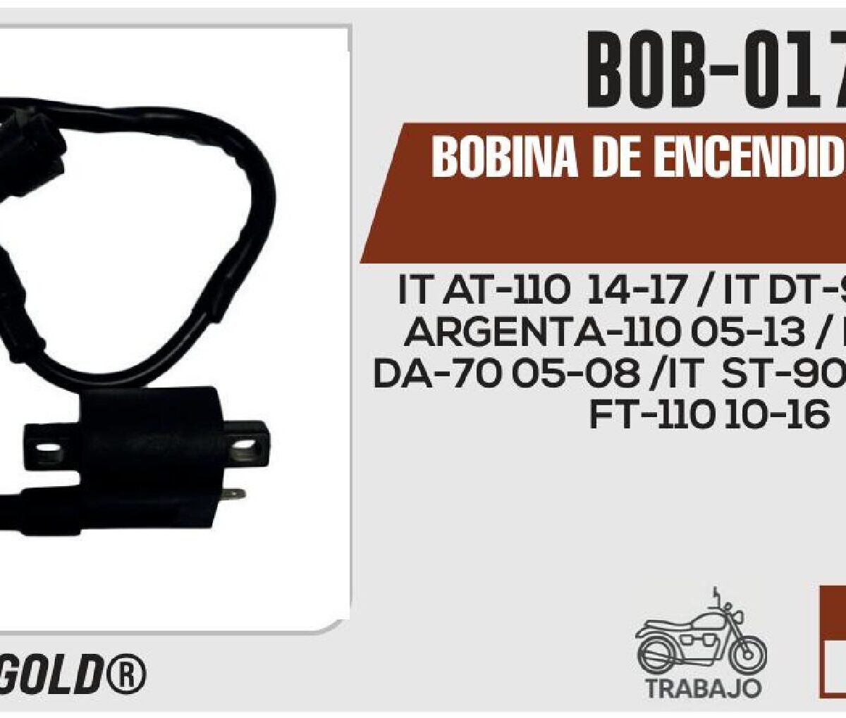 BOBINA DE ENCENDIDO 12Vcc