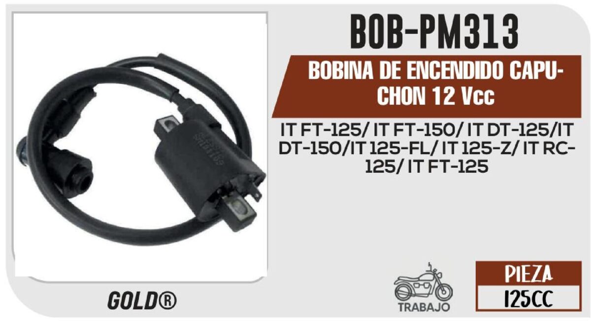 BOBINA DE ENCENDIDO 12Vcc