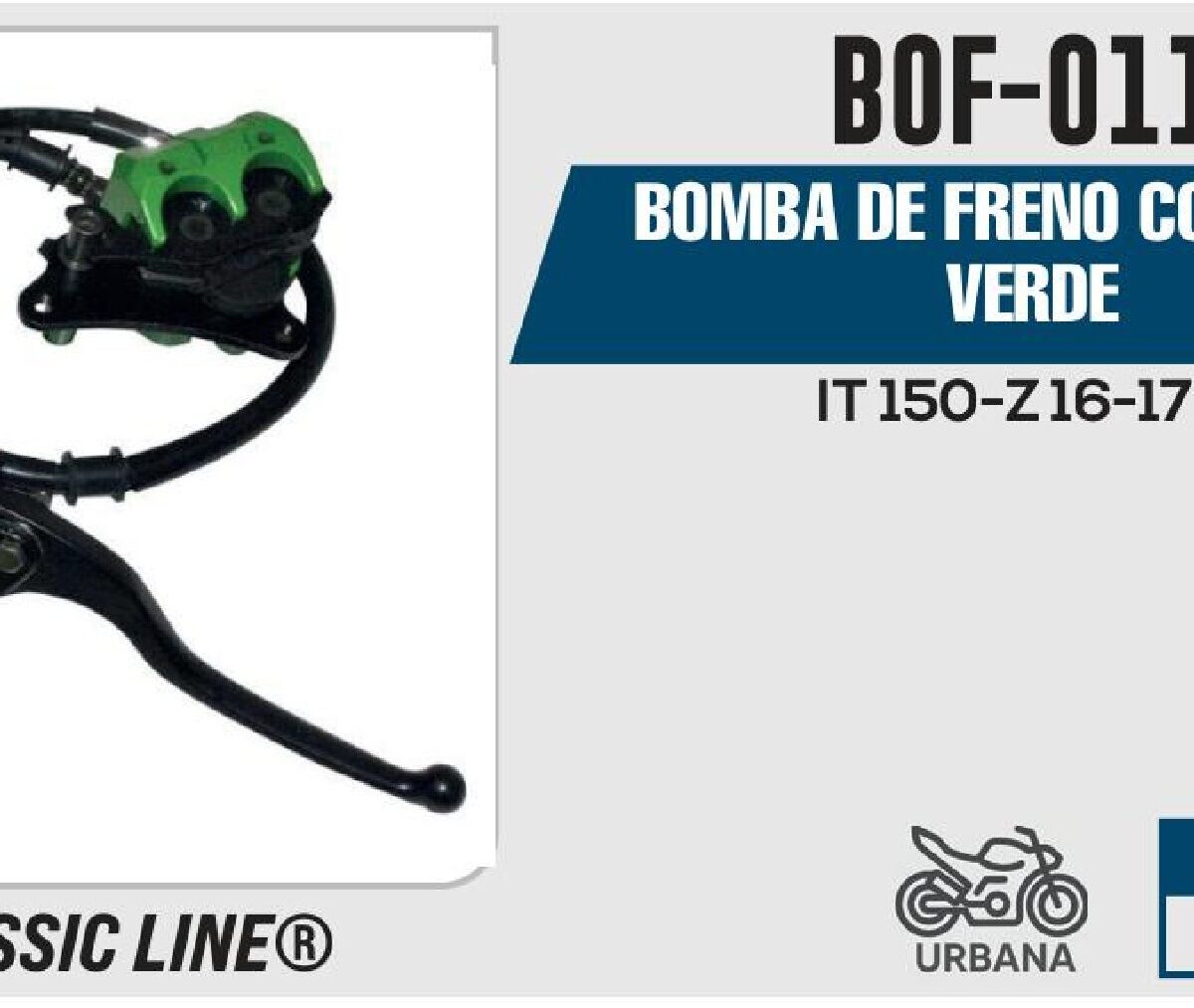 BOMBA DE FRENO COMPLETA VERDE