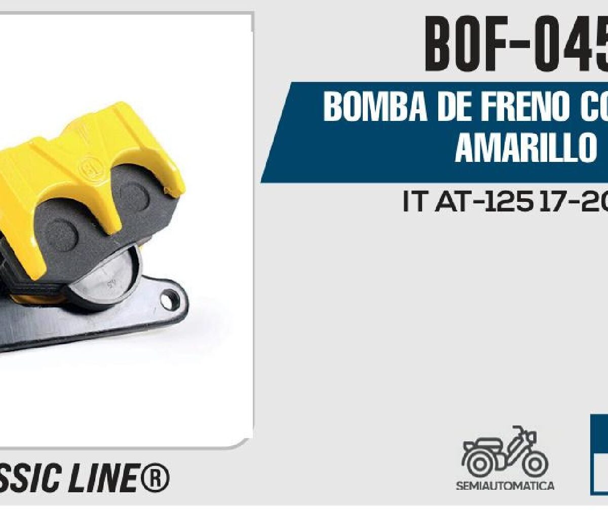 BOMBA DE FRENO COMPLETA AMARILLO