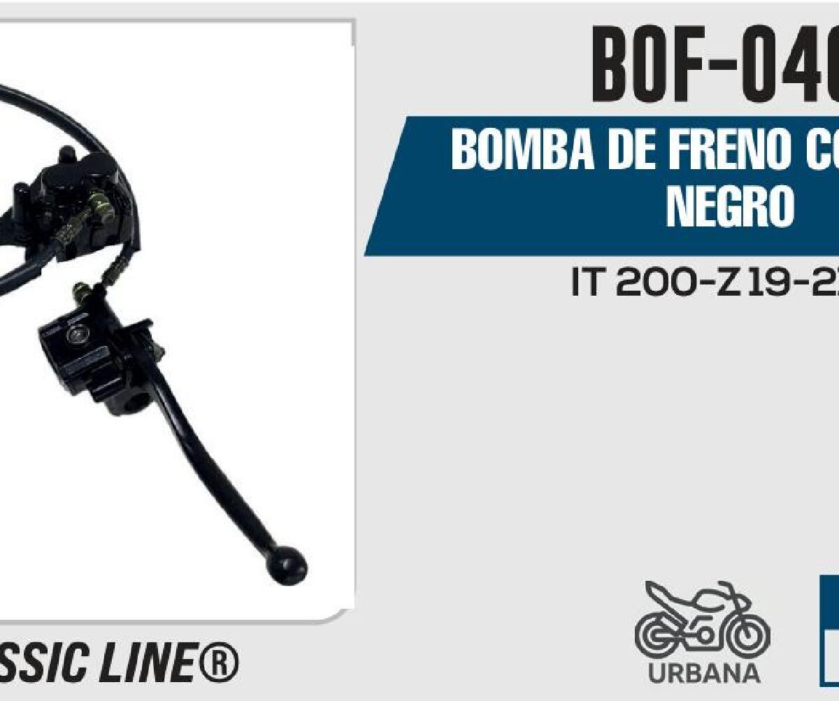 BOMBA DE FRENO COMPLETA NEGRO