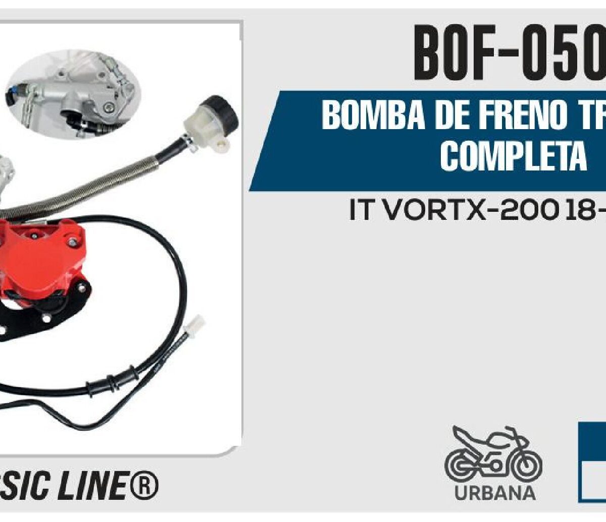 BOMBA DE FRENO TRASERA COMPLETA