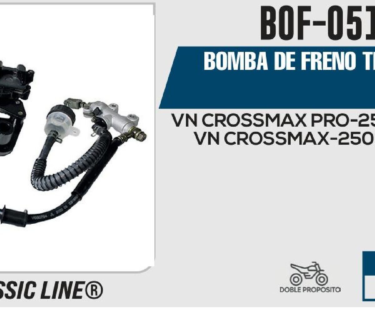 BOMBA DE FRENO TRASERA