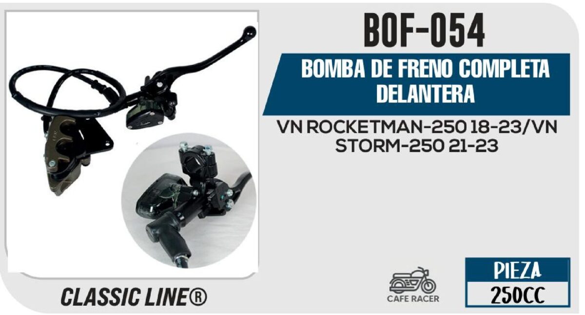 BOMBA DE FRENO COMPLETA DELANTERA