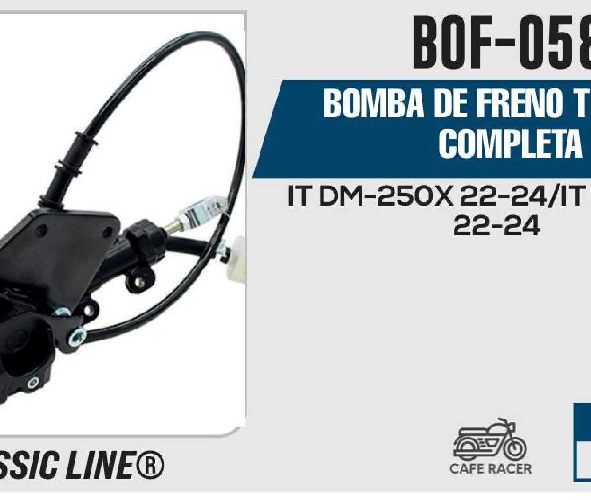 BOMBA DE FRENO TRASERA COMPLETA