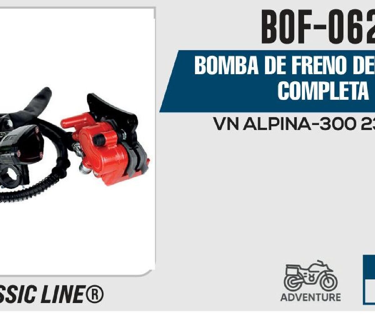 BOMBA DE FRENO DELANTERA COMPLETA