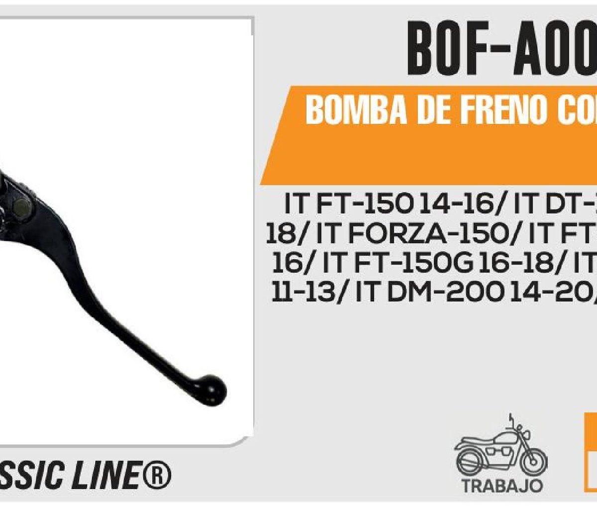 BOMBA DE FRENO CON MANIJA
