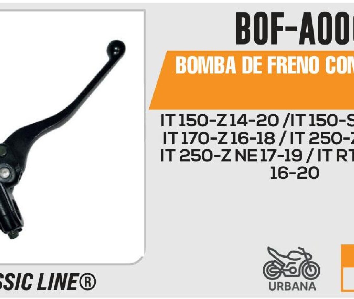 BOMBA DE FRENO CON MANIJA