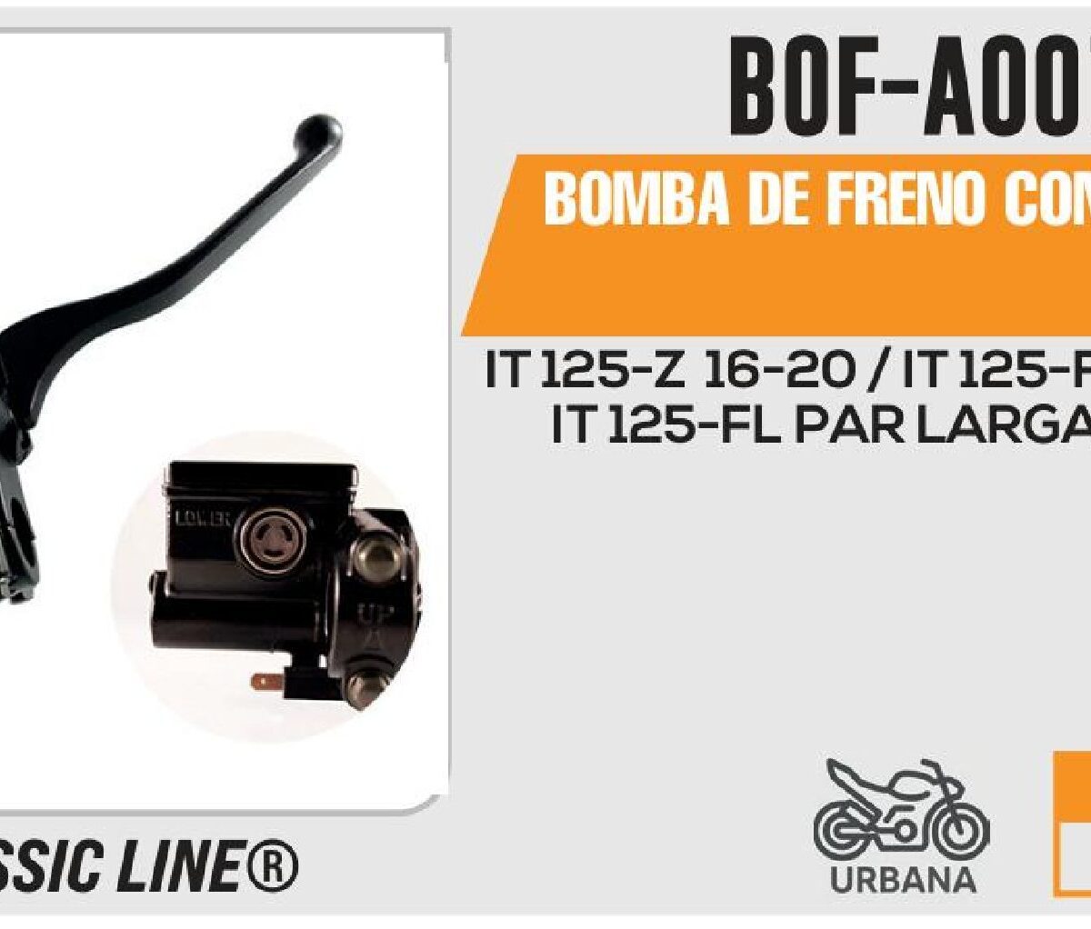 BOMBA DE FRENO CON MANIJA