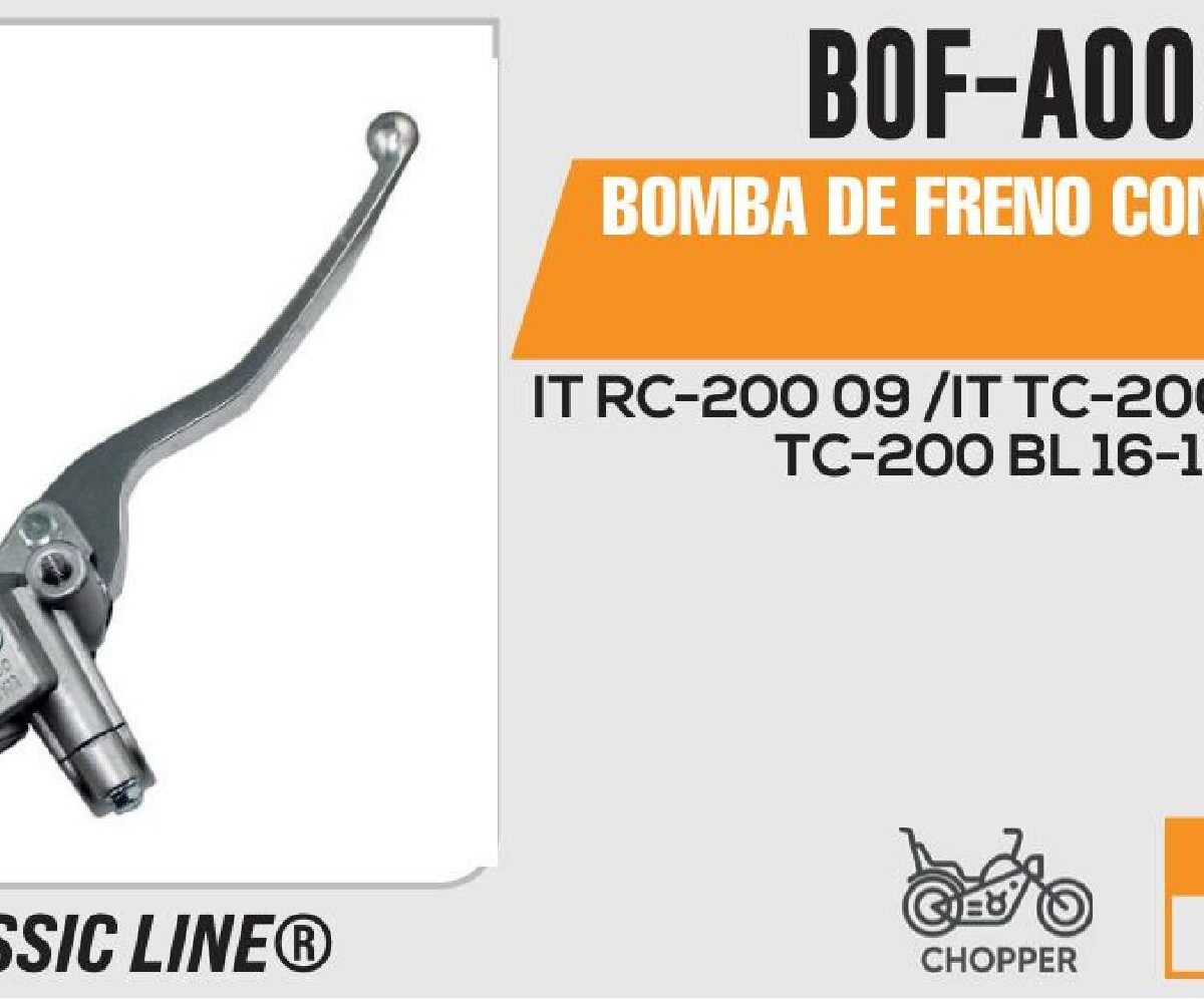 BOMBA DE FRENO CON MANIJA