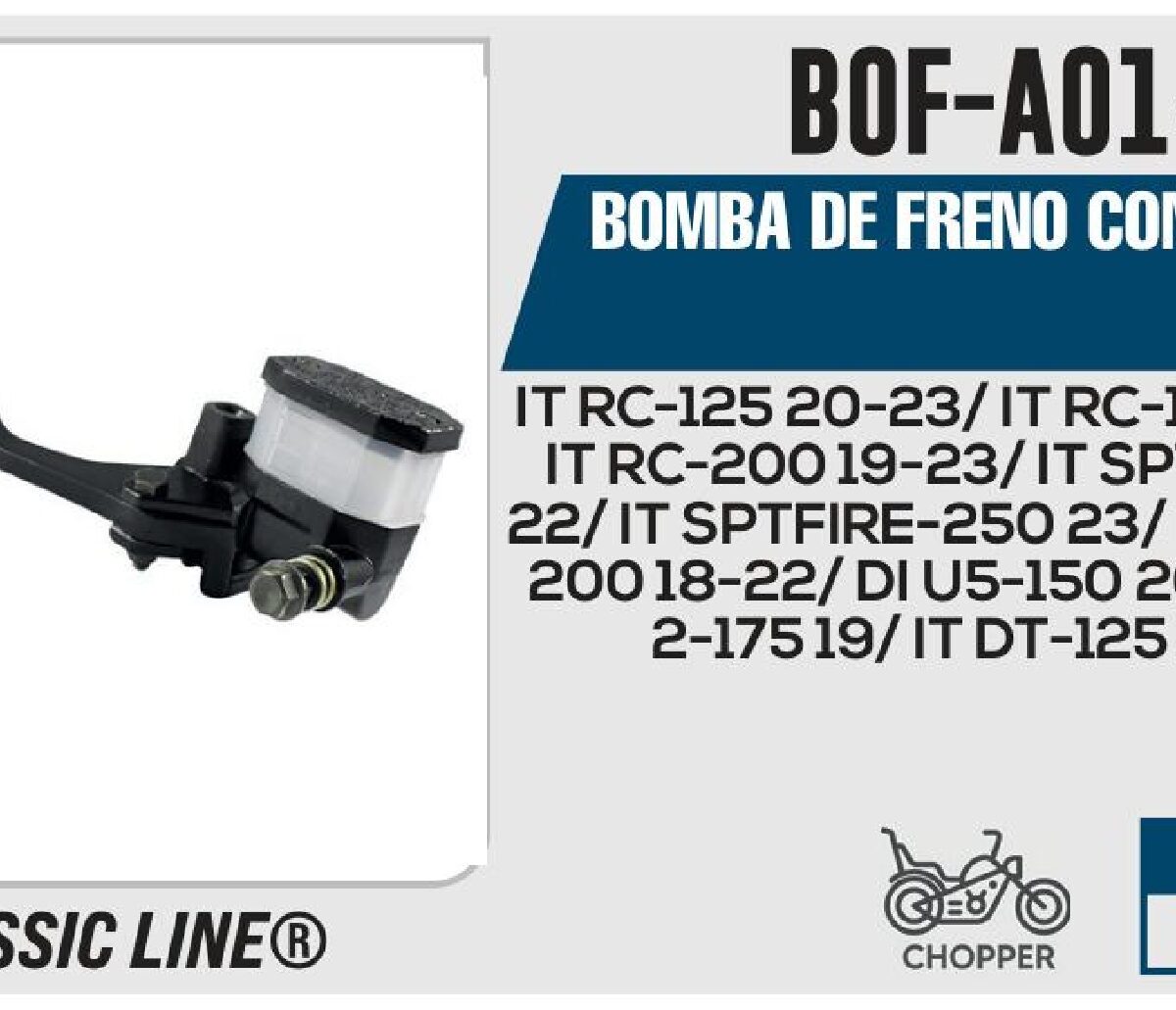 BOMBA DE FRENO CON MANIJA