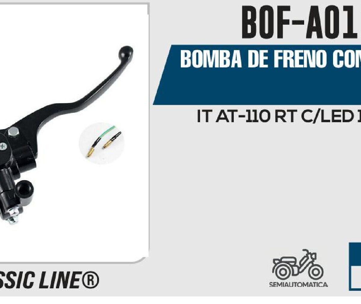 BOMBA DE FRENO CON MANIJA