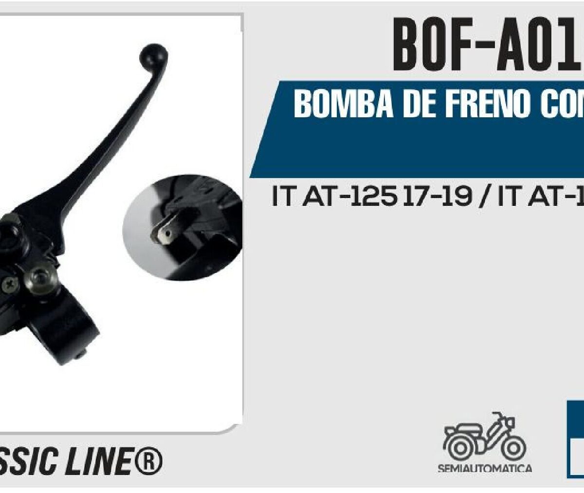 BOMBA DE FRENO CON MANIJA