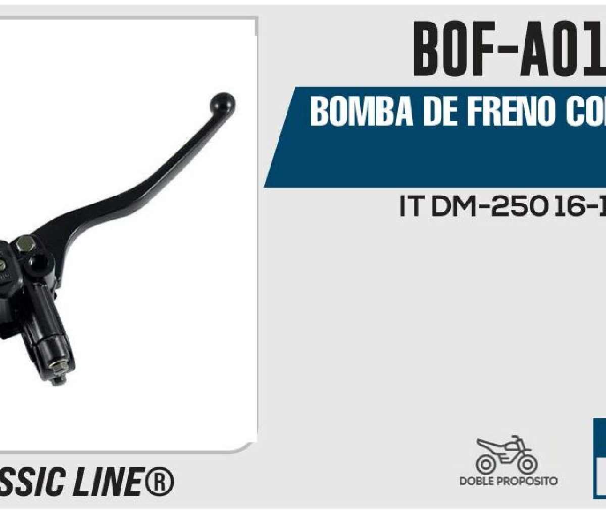 BOMBA DE FRENO CON MANIJA