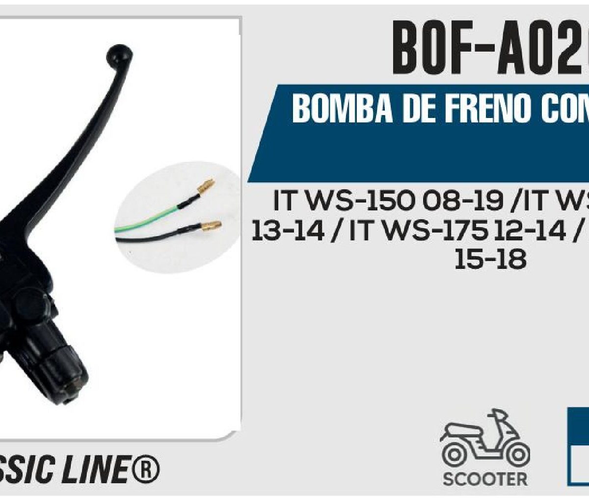 BOMBA DE FRENO CON MANIJA