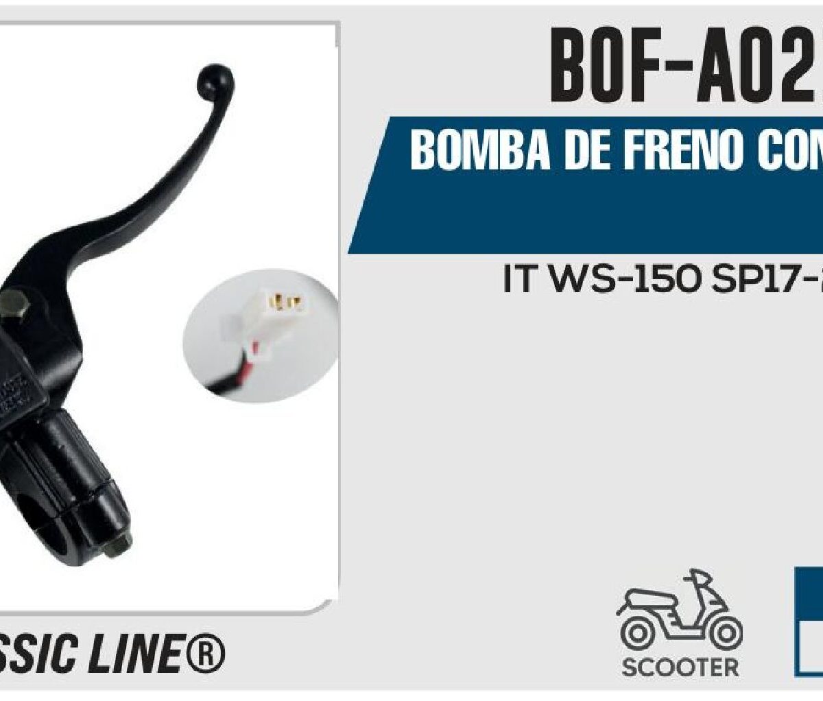BOMBA DE FRENO CON MANIJA