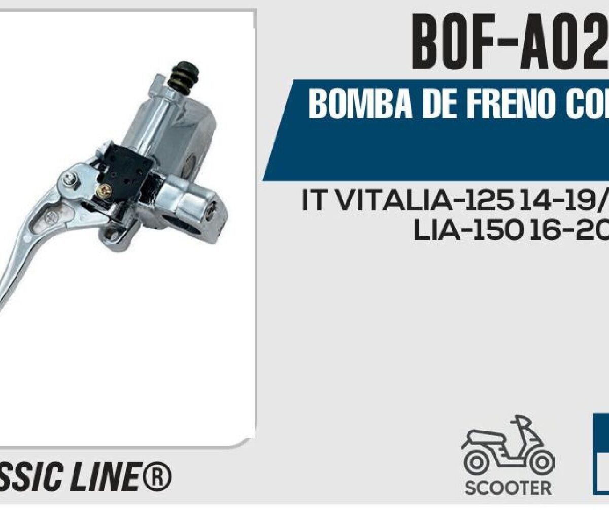 BOMBA DE FRENO CON MANIJA