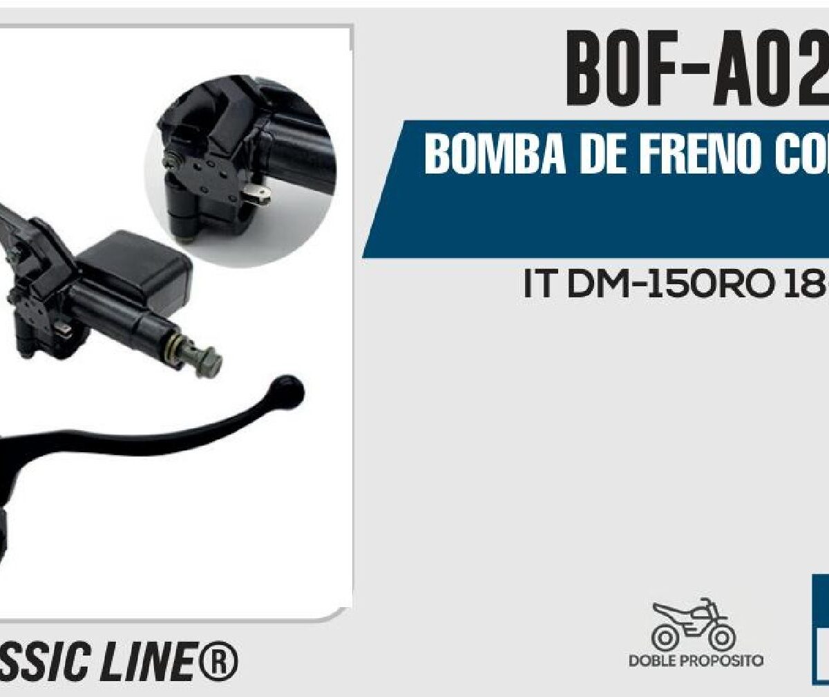 BOMBA DE FRENO CON MANIJA