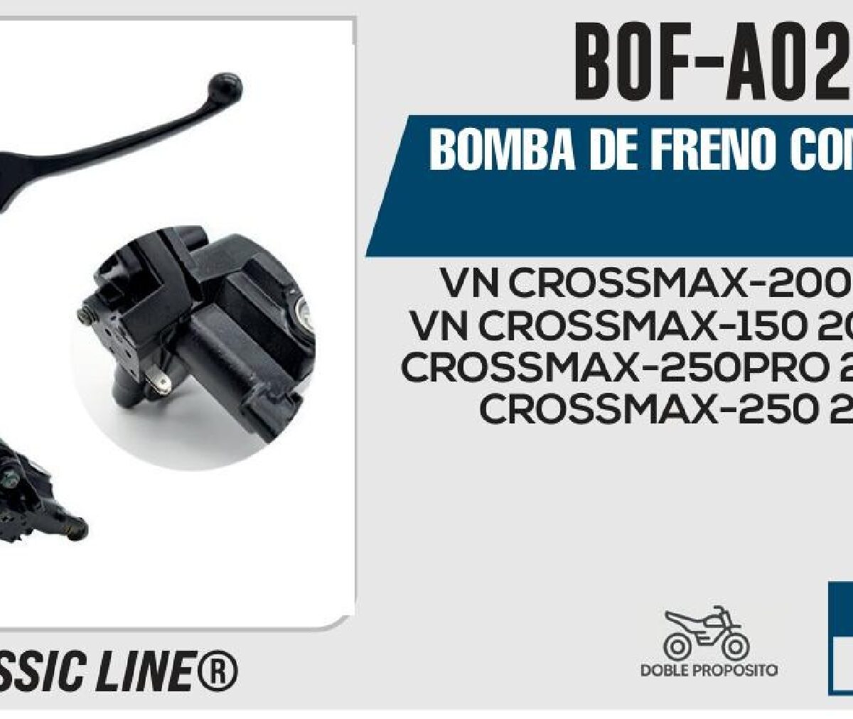 BOMBA DE FRENO CON MANIJA