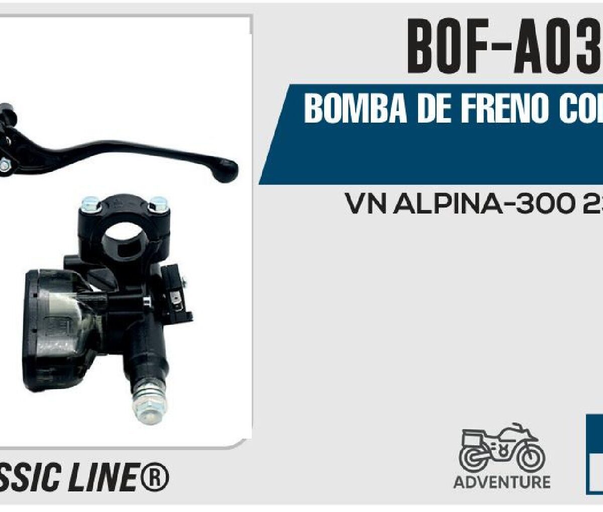 BOMBA DE FRENO CON MANIJA