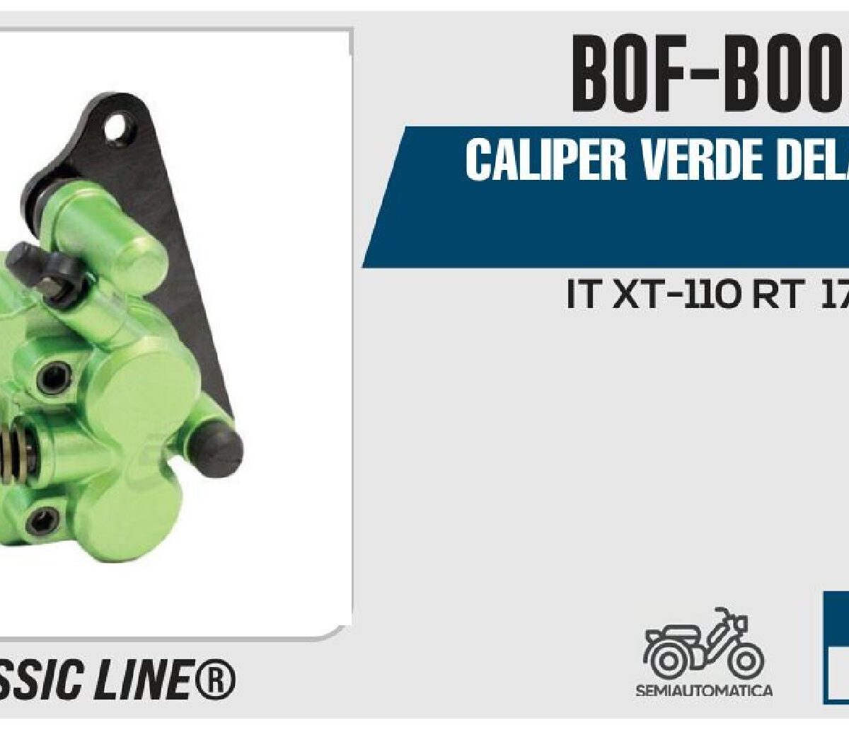 CALIPER VERDE DELANTERO
